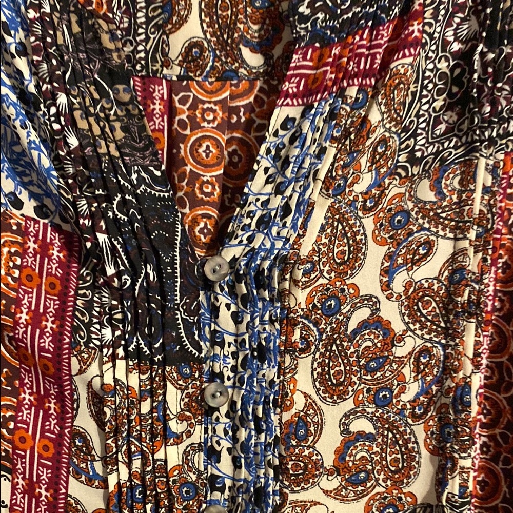 Cb Established 1962 Multicolor Patchwork Blouse. … - image 4